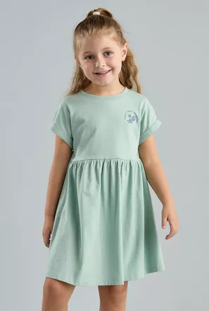 đầm trẻ em vải cotton 4 chiều