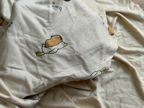 Vải visco in hình cabybara