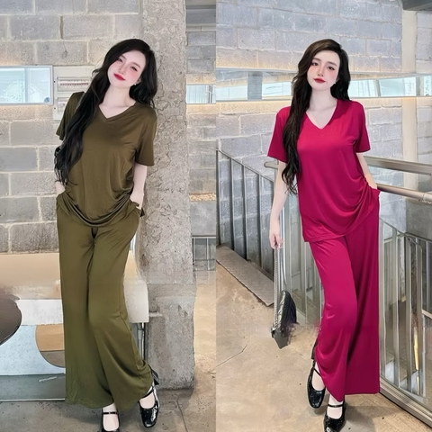 Đồ bộ thun lạnh dài