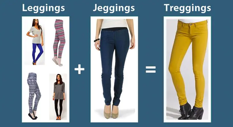 Tregging là gì? Khác gì với legging và quần tây? Hoàng Kim