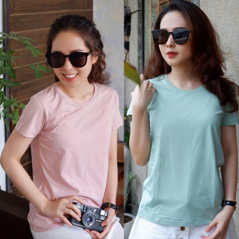 Áo thun basic nữ cotton 4 chiều