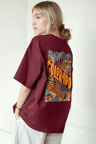 Áo thun nữ vải thun cotton 2 chiều 250gsm