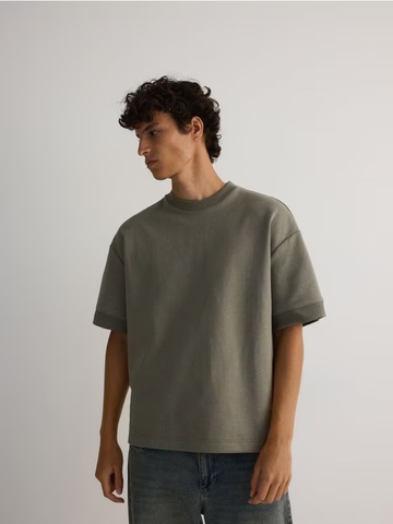 Áo thun nam vải thun cotton 2 chiều 250gsm
