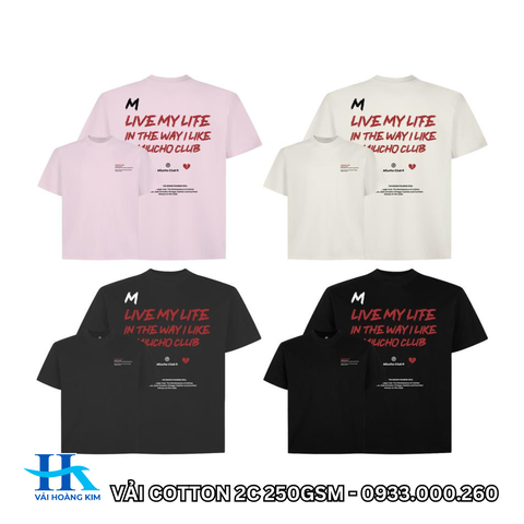 Vải cotton 2 chiều