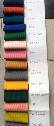 Tăm lạnh/ Thun tăm/ Len tăm