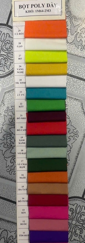 Vải thun lạnh/ Bột lạnh/ Poly lạnh