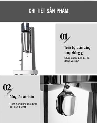 Máy đánh sữa Milkshake MS1