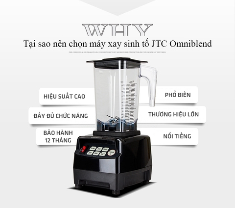 Máy xay sinh tố công nghiệp JTC Omniblend V TM-800A