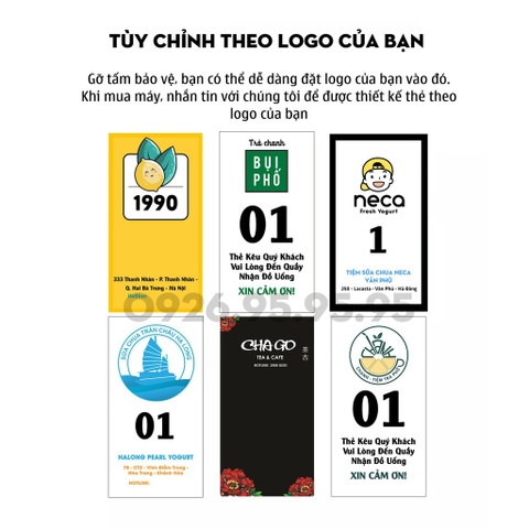 Bộ thẻ rung tự phục vụ 16 thẻ, bán kính 30-50m