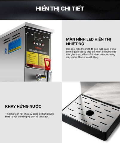 Cây đun nước nóng tự động Fest RC10