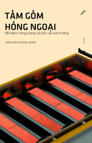 Bếp nướng ga 4-6-8 đầu đốt Eton