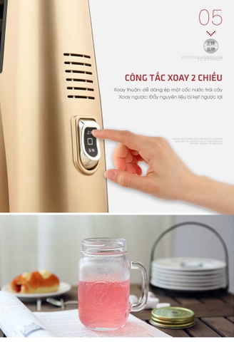 Máy ép hoa quả chậm Hu-19SGM