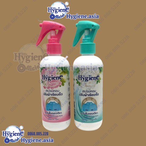 Nước xịt thơm chống nhăn quần áo Hygiene Thái Lan 220ml hương nước hoa