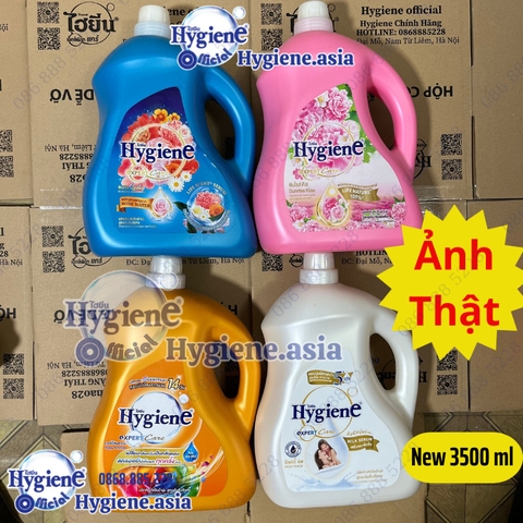 Nước Xả Vải Đậm Đặc Hygiene Expert Care Can 3500ml Siêu Tiết Kiệm