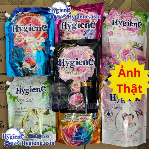 Nước Xả Vải Hygiene Thái Lan 1150ml EXPER CARE Đậm Đặc Gói Lớn Hương Hoa Tự Nhiên