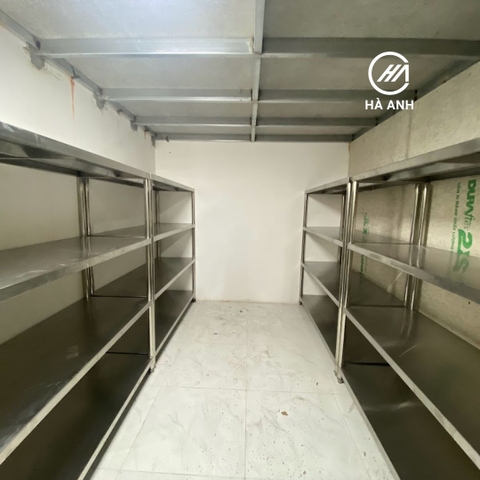 Giá kệ Inox phẳng kho khô