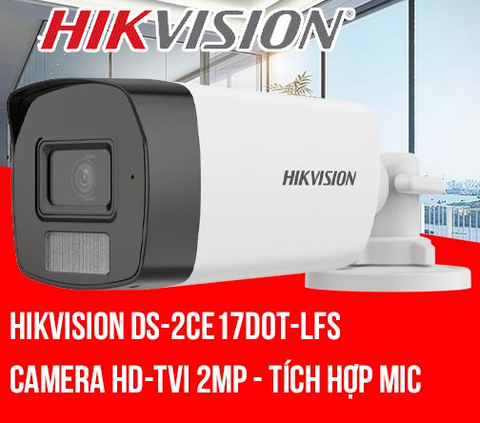 Camera HDTVI 2MP HIKVISION DS-2CE17D0T-LFS