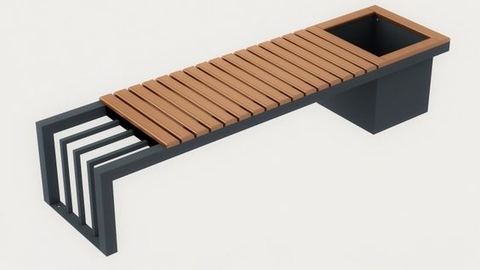 Bàn ghế ngoài trời - 2024-ODBENCH-003