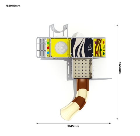 Bộ trò chơi liên hoàn cầu trượt - 2025-LH016