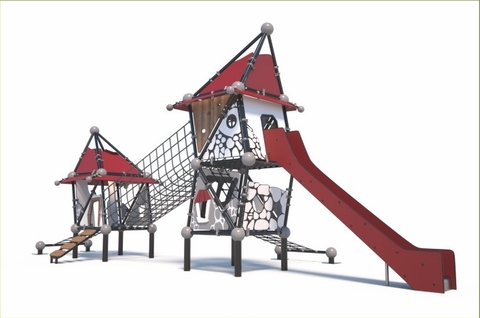 Bộ trò chơi liên hoàn cầu trượt - 2025-LH018