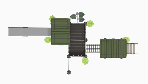 Bộ trò chơi liên hoàn cầu trượt - 2025-LH019