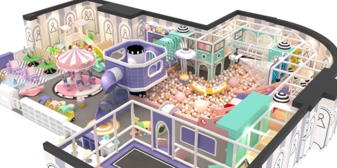 Khu vui chơi liên hoàn trong nhà cho trẻ em - CANDY_012