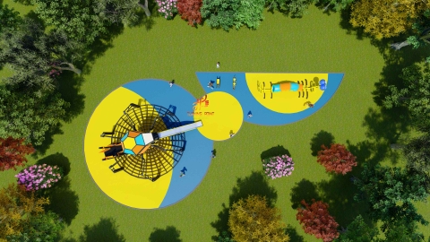 Mô hình vui chơi chủ đề Trạm năng lượng vũ trụ - FLY-014