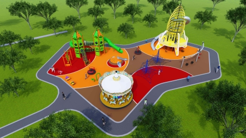 Mô hình vui chơi chủ đề Khám phá vũ trụ - FLY-016