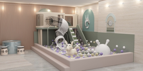 Nhà bóng liên hoàn trẻ em - NLHS-116