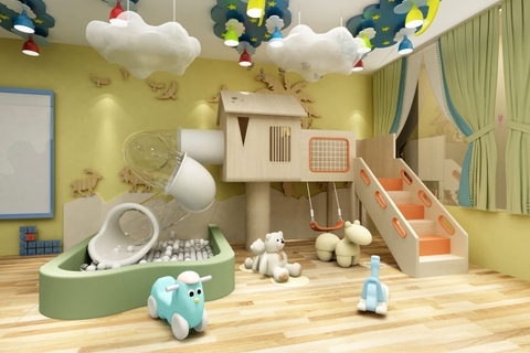 Nhà bóng liên hoàn trẻ em - NLHS-120