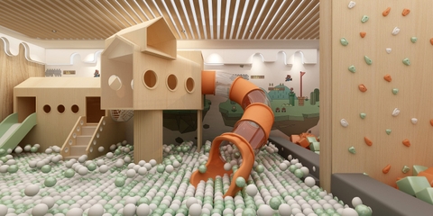 Nhà bóng liên hoàn trẻ em - NLHS-122