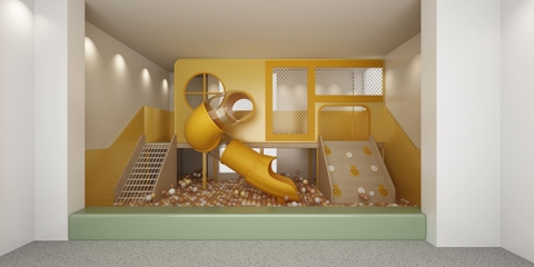 Nhà bóng liên hoàn trẻ em - NLHS-123