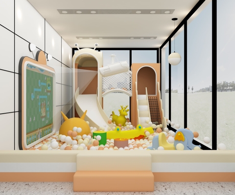 Nhà bóng liên hoàn trẻ em - NLHS-125