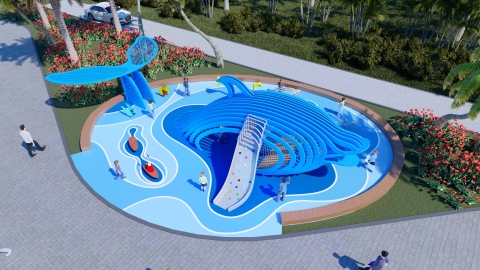 Mô hình vui chơi chủ đề Đại Dương Xanh Kỳ Thú - OCEAN-001