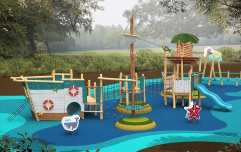 Mô hình vui chơi chủ đề Cuộc Phiêu Lưu Trên Biển Xanh - OCEAN-002