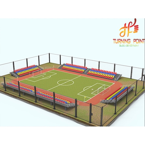 Sân bóng đá khán đài