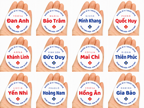 HUY HIỆU GÀI ÁO CÔNG GIÁO