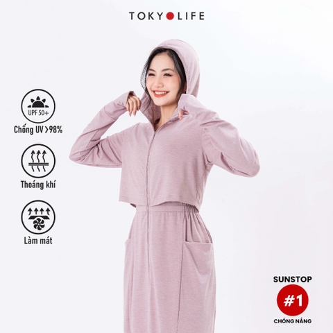 Áo chống nắng Nữ chống tia UV SunStop X dáng dài thoáng mát
