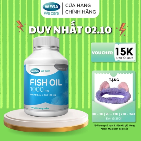 Dầu cá bổ sung Omega-3 DHA & EPA