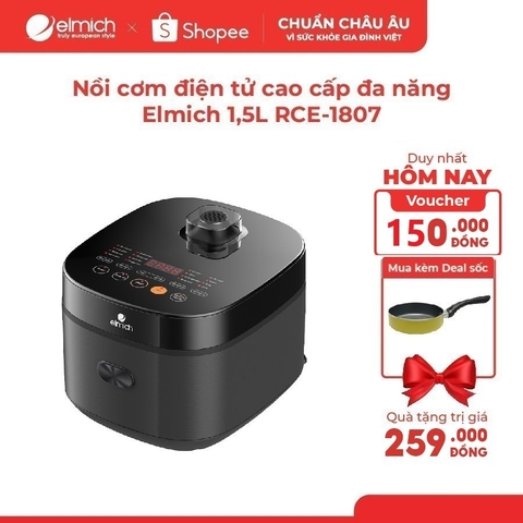 Nồi cơm điện tử cao cấp đa năng Elmich 1,5L RCE-1807