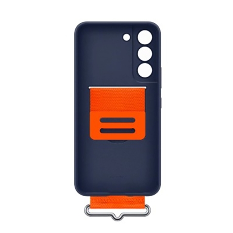 Ốp lưng Samsung Galaxy S22 Navy Silicone Cover with Strap