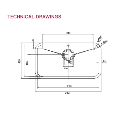 Chậu rửa bát Paul Schmitt PAM7645-UE