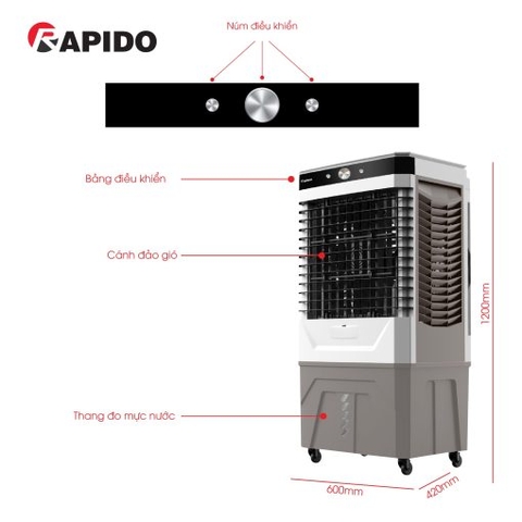 Quạt điều hòa Rapido Everest 9000-M