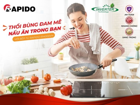 Bếp Từ Đôi Rapido RI4000VN
