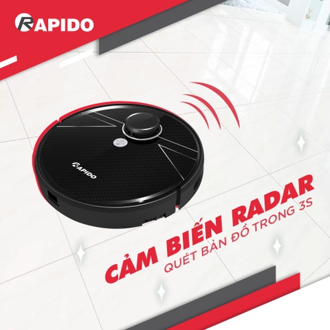 Robot hút bụi lau nhà Rapido R7S