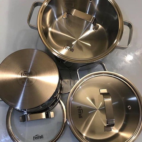 Bộ nồi Inox 3 chiếc Rapido RK182024