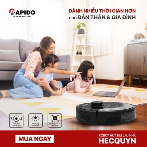 Robot hút bụi lau nhà Hecquyn 1