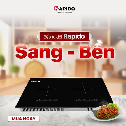 Bếp Từ Đôi Rapido RI4000VS