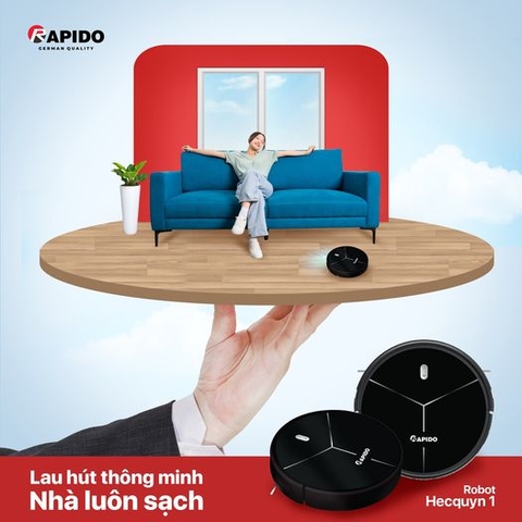 Robot hút bụi lau nhà Hecquyn 1
