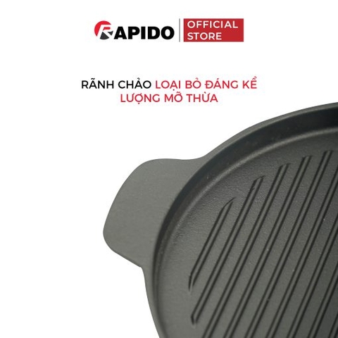 Chảo gang nướng Rapido RG-RF tròn
